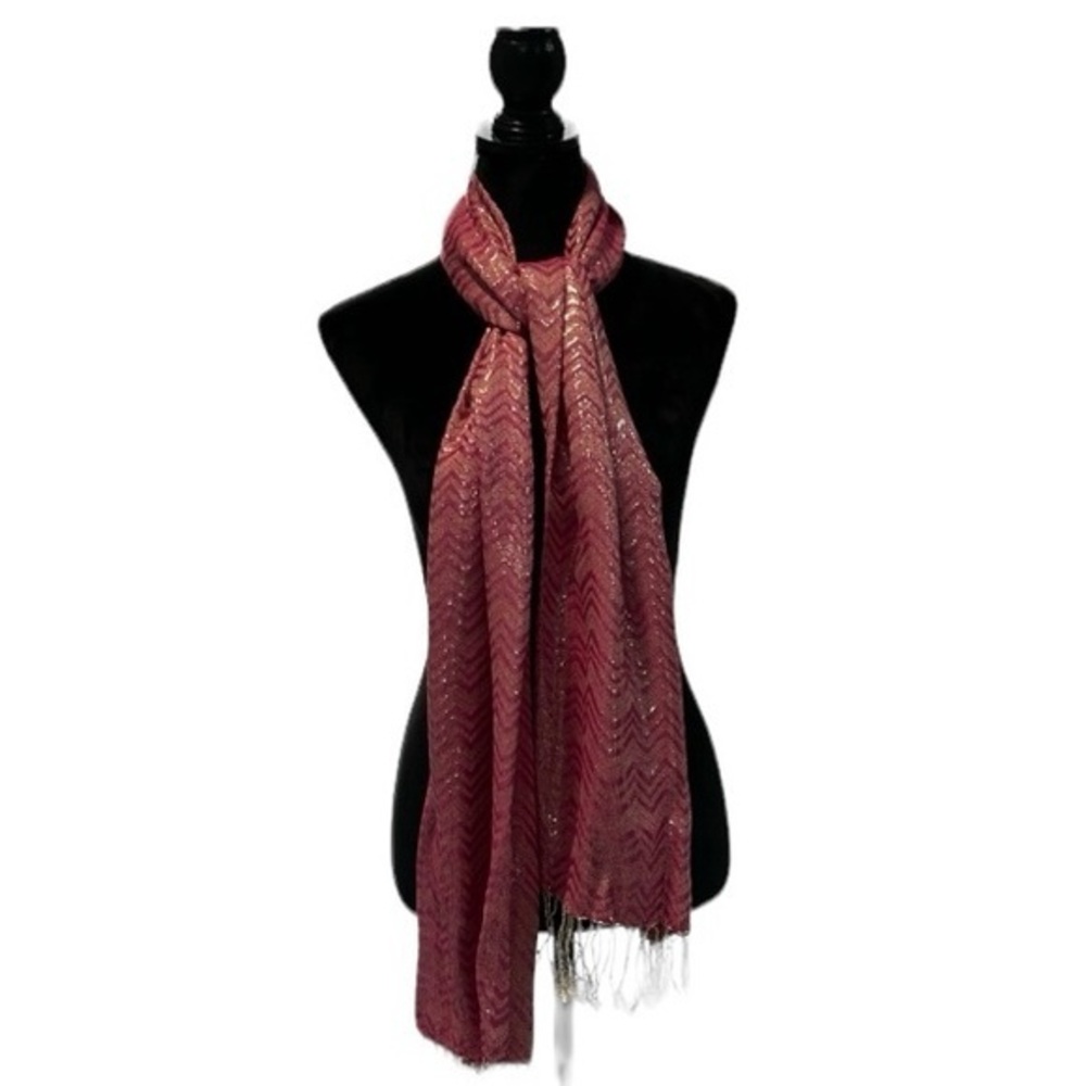 Pink vintage scarf